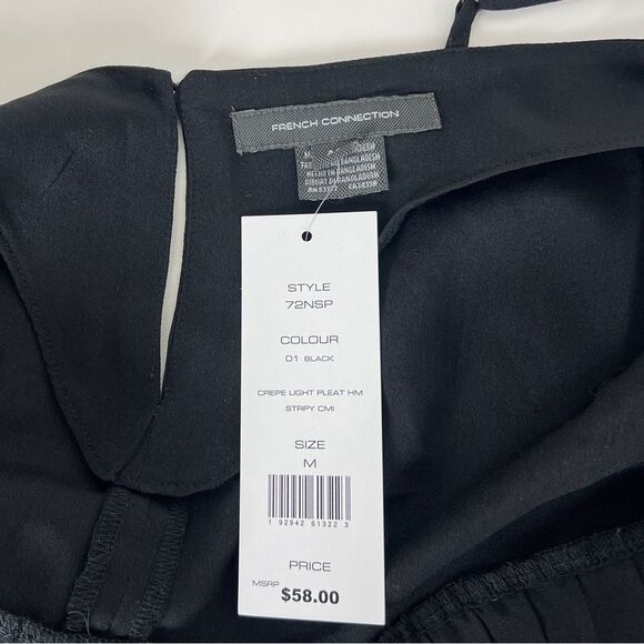 NWT French Connection Pleated Cropped Top - Picture 4 of 5